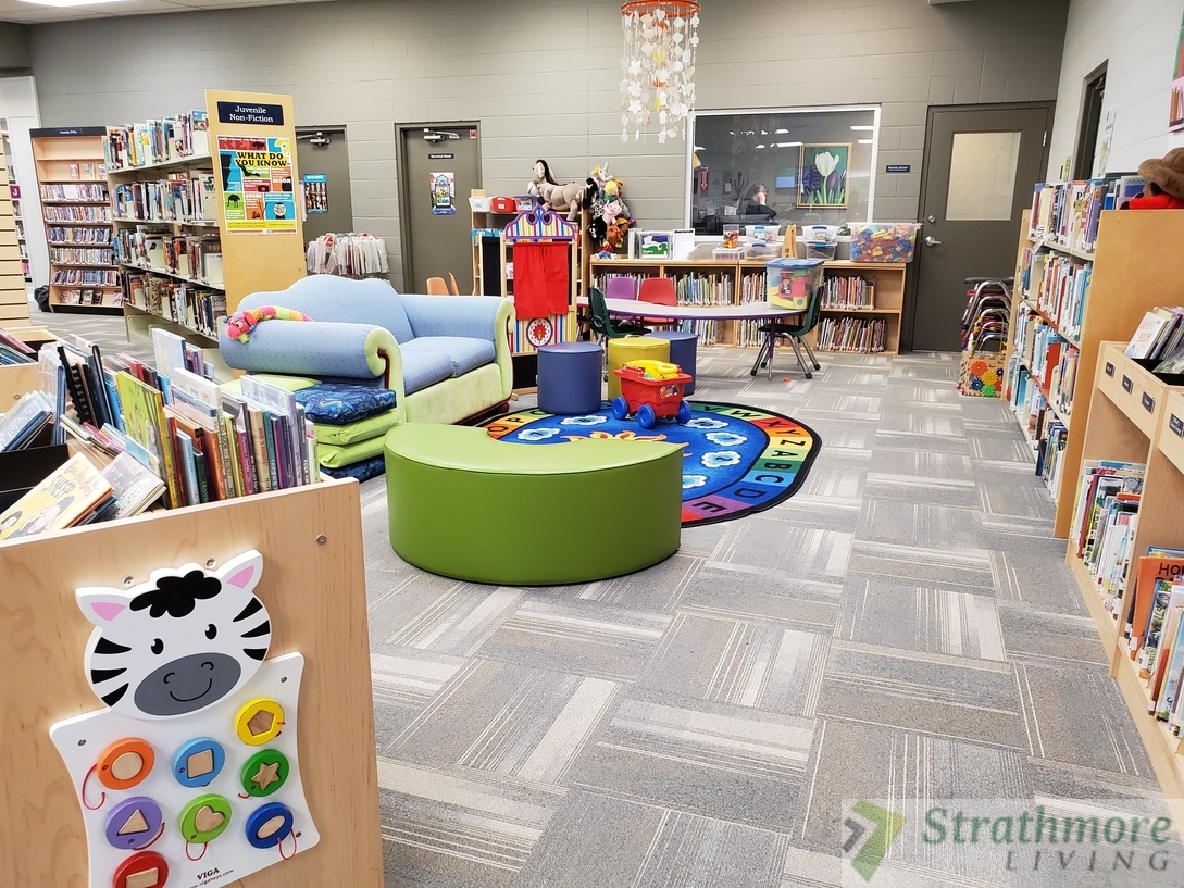 Kids section in the Strathmore Library