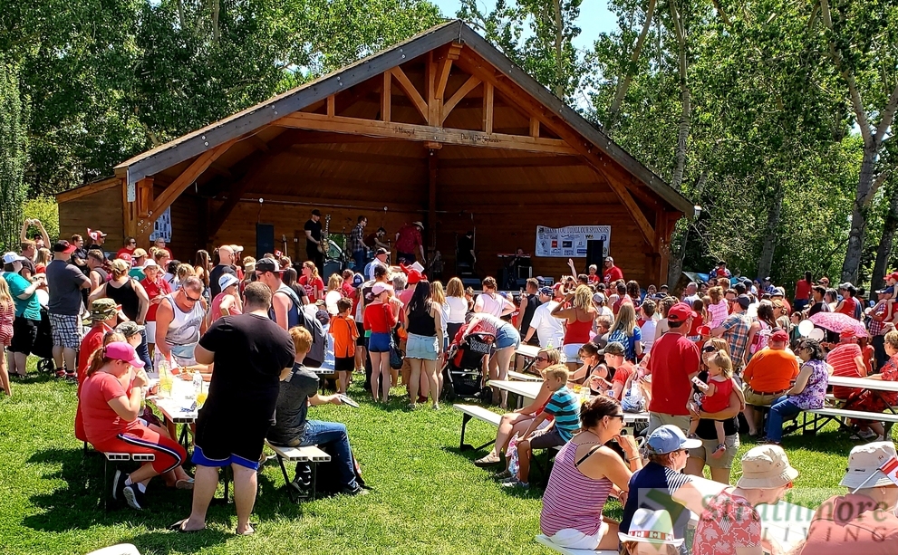 Canada Day in Strathmore at Kinsmen Park live entertainment